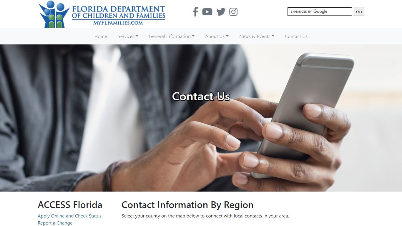 Contact Us - Florida Department of Children and Families